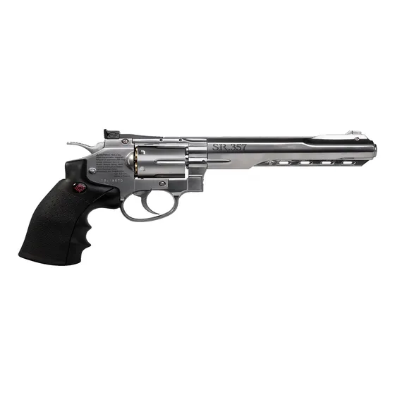 Pistola Deportiva Mendoza Tipo Revolver Full Metal Cal.4.5 Plateado 4.5 Mm