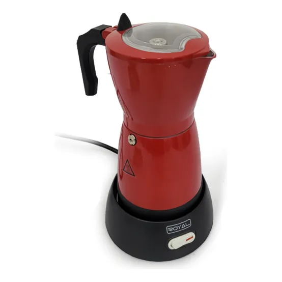 Cafetera Greca 6tz Royal Eléctrica Roja