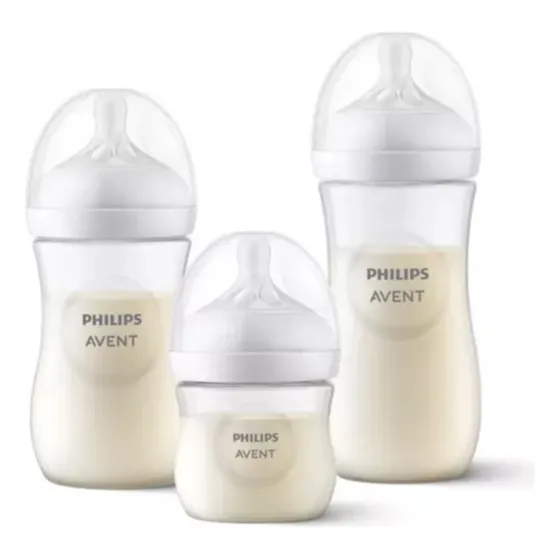 Set De 3 Mamaderas (125, 260, 330 Ml) Philips Avent