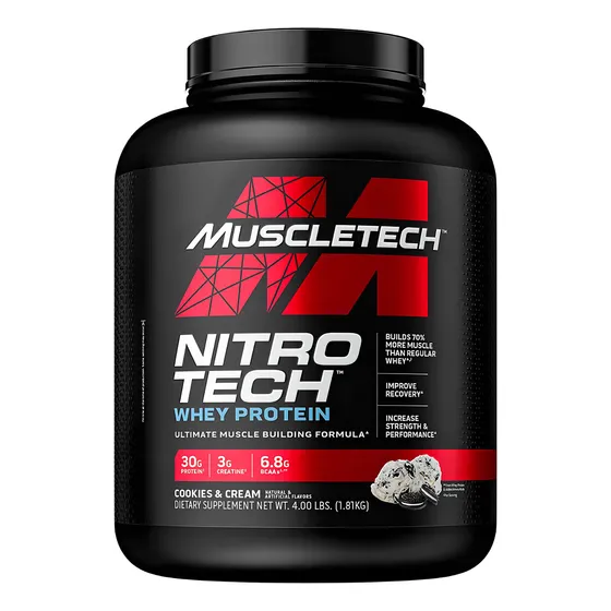 Suplemento en polvo MuscleTech Proteína sabor cookies & cream x 1.81kg
