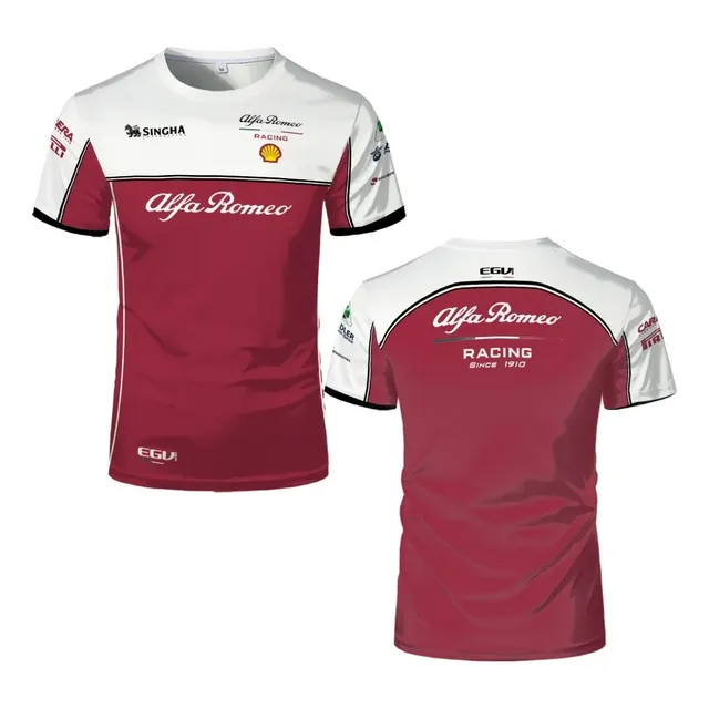 Camiseta 3d De Fórmula Uno Alfa Romeo 2023