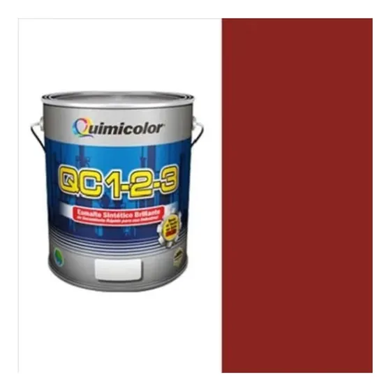 Esmalte Secado Rapido Rojo Señal 1 Gal. Quimicolor