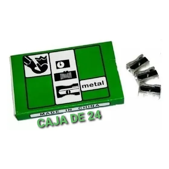 Sacapuntas De Metal Precio Por 05 Cajas De 24 Unidades