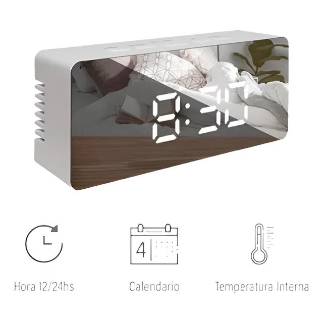 Reloj Despertador Con Cámara Wifi Oculta La Tienda Del Espía