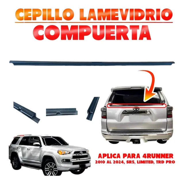 Lamevidrio Compuerta 4runner 2015 2016 2017 2018 2019