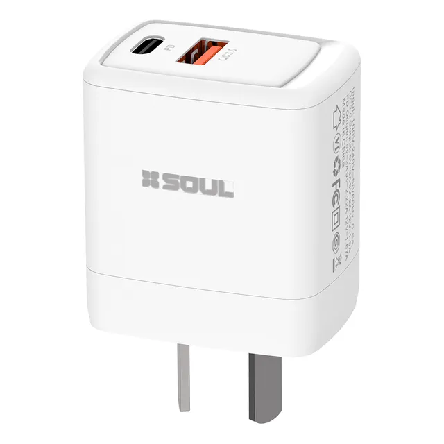 Adaptador Carga Rápida 20w Doble Usb C Y Usb Para iPhone