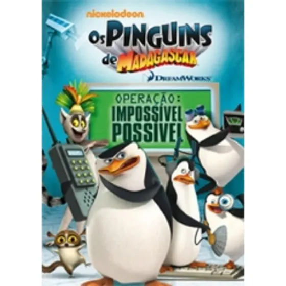 Os Pinguins Madagascar Operacao Impossivel Possivel Dvd Lacr