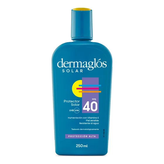 Protector Solar Dermaglós FPS40 Emulsión x250ml