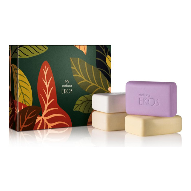 Caixa Com 4 Sabonetes Natura Ekos Caixa Com 4 Sabonetes Natura Ekos