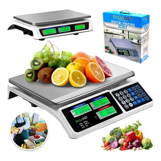 Bascula Digital 40 Kg Comercial Pantalla Lcd Función Tara