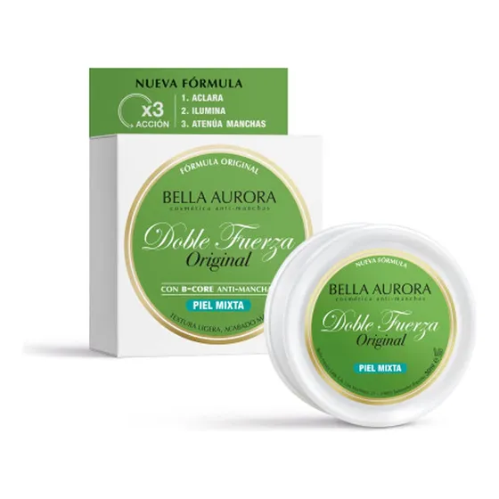 Bella Auropra Doble Fuerza Crema Antimanchas Mate Piel Mixta