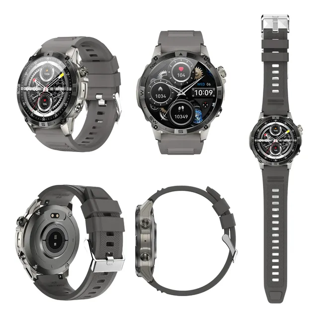 Smartwatch Reloj Inteligente Gps Tactico Militar Sumergible