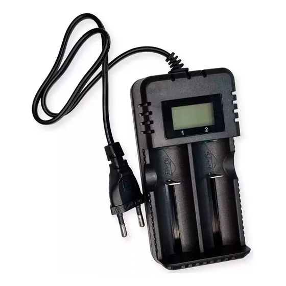 Carregador Bateria Lanterna Tática Led X900 T9 P50 P70 P90