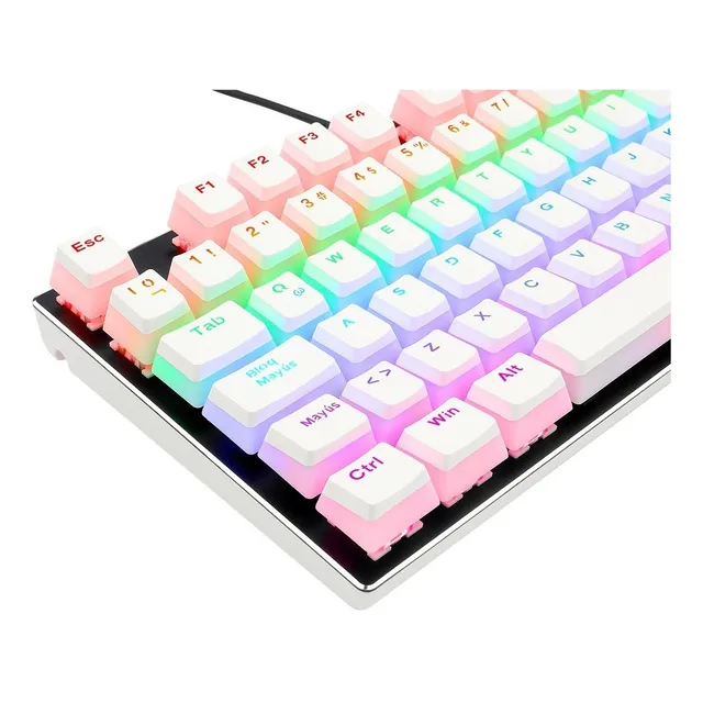 Set De Keycaps Redragon Scarab Blanco Gaming Español Teclado