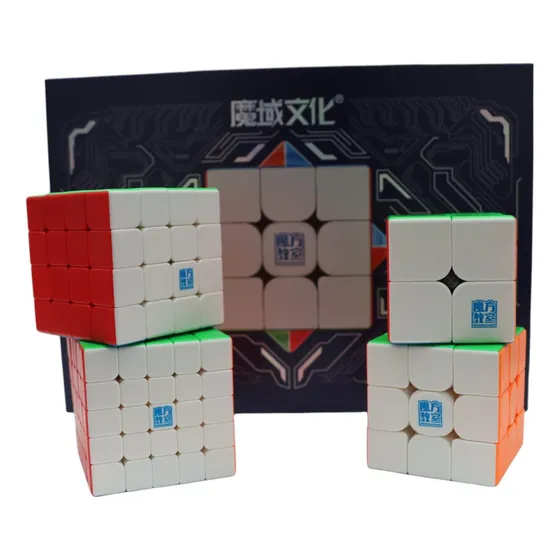 Juguetes Cubo Mágico Pack 2- 3- 4- 5 Moyu Magnético Meilong