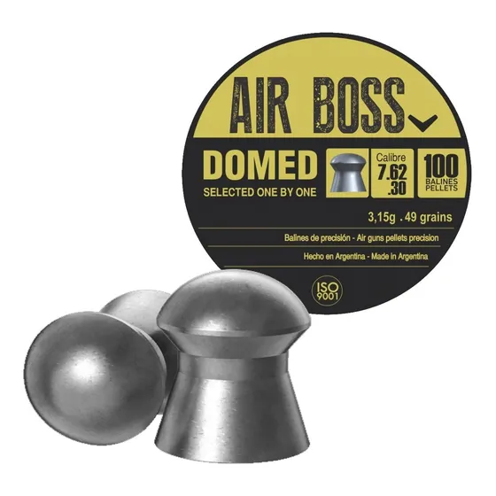 Balines Apolo Domed 7.62 Lata X 100 Rifles Aire Comprimido