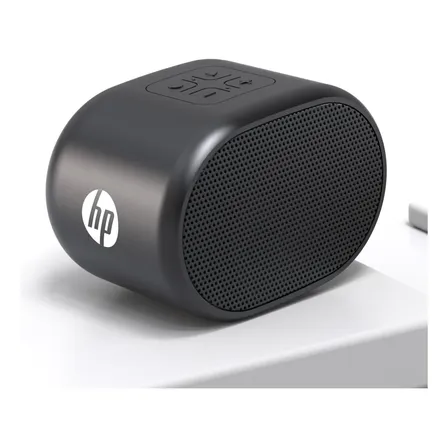 Parlante Bluetooth Portátil Hp Bts01 Tws Dual Speaker Sync Negro