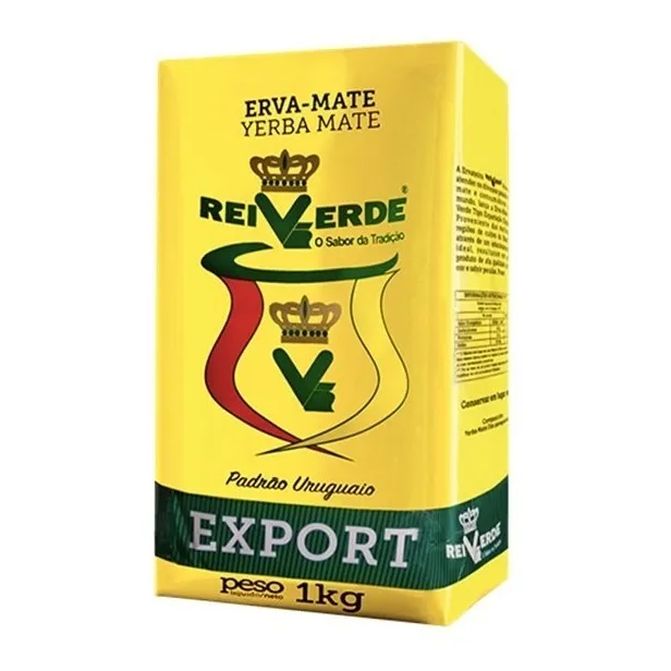 Rei Verde yerba mate tradicional 1kg uruguaya