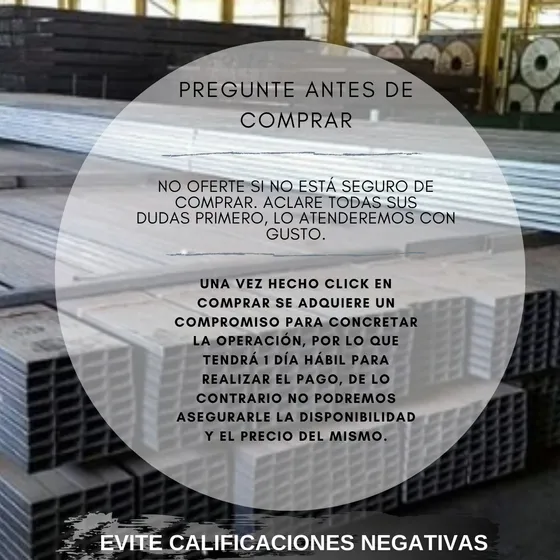 Tubos Estructurales 120x60 3mm 12mts