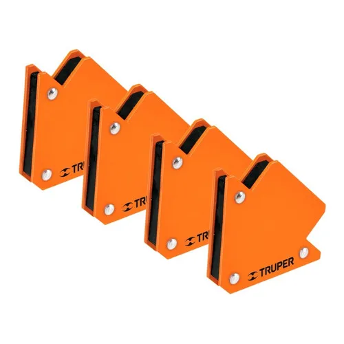 Escuadra Magnética Para Soldar 11 Kg, 4 Piezas, Truper 12119