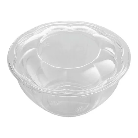 Envase Transparente Hermetico Bowl Salad Ensaladera 16 Onzas