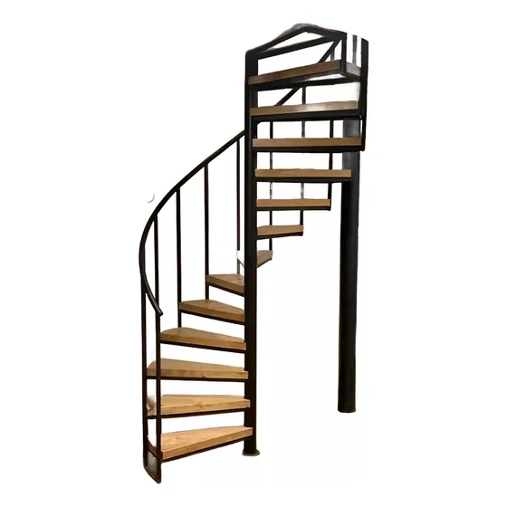 Escalera En Hierro Y Madera