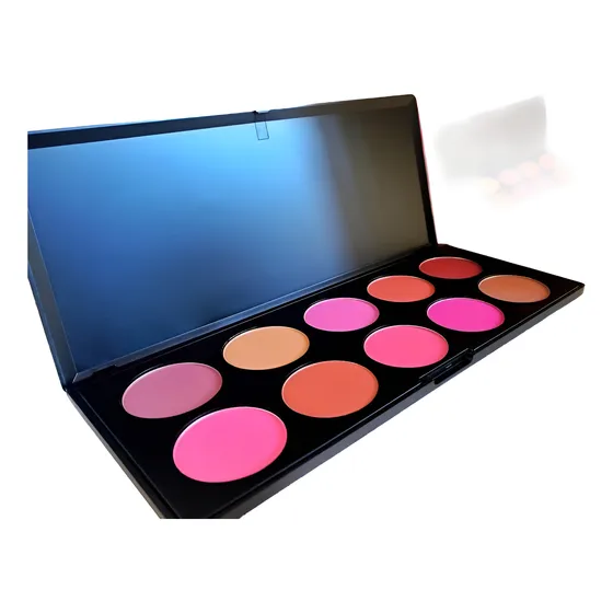 10 Blush Palette 10 Tonos De Rubor Maquillaje Coastal Scents