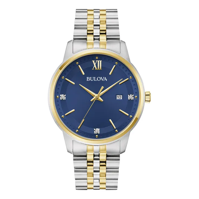 Reloj De Acero Inoxidable De Dos Tonos, 792fd