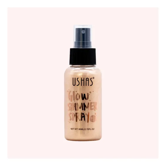 Glitter En Spray Iluminador En Spray Glow Shimmer Ushas Tono Del Maquillaje 02