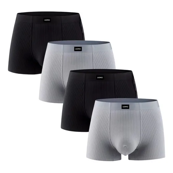 Pack Boxer Calzoncillo Algodón Hombre Calidad Premium  X4