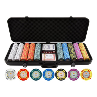 Set De Fichas De Póker 500 Piezas - Crown Casino Set De Fichas De Póker 500 Piezas - Crown Casino