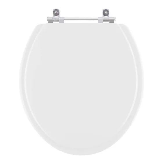 Tampa de Vaso Sanitário e Privada Sanitária para louça Convencional Oval Universal Branco Mercado do Assento