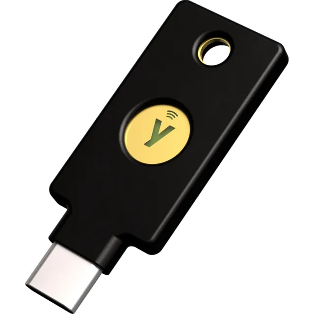 Yubikey 5c Nfc Security Key Usb-c Llave Seguridad Fido2 U2f.