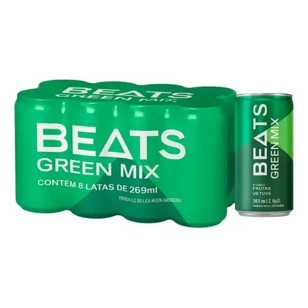 Skol Beats Green Mix 269ml Pack Com 8 Latas