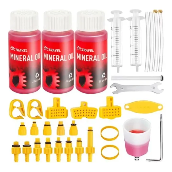 Kit De Purga De Frenos Cyctravel Para Shimano, Tektro Y Trp 
