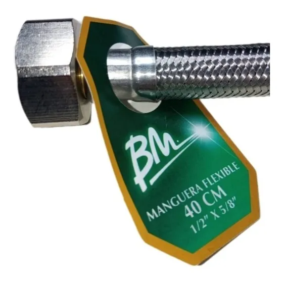 Canilla Para Pocetas, Wc 1/2 X 5/8, Marca Bm