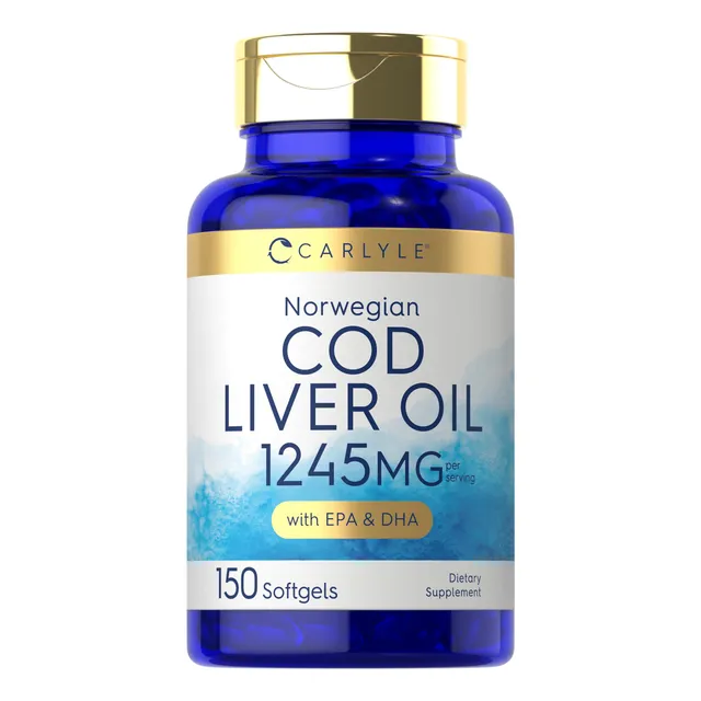 Suplemento De Aceite De Hígado De Bacalao Noruego Carlyle 15