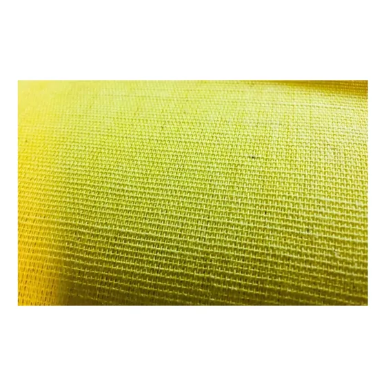 Hermosa Tela Tipo Lino Amarillo En Oferta!!!