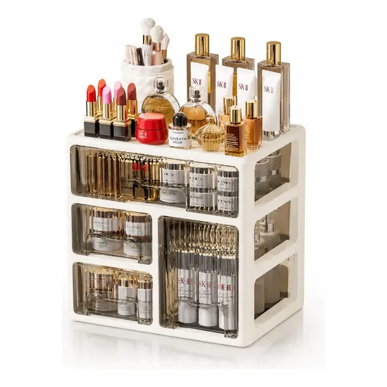 Organizador De Maquiagem Acrilico Caixa Cosmeticos Skincare