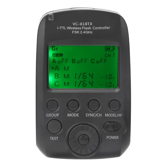 Visico Vc-818tx I Disparador De Flash Ttl, Sincronizado