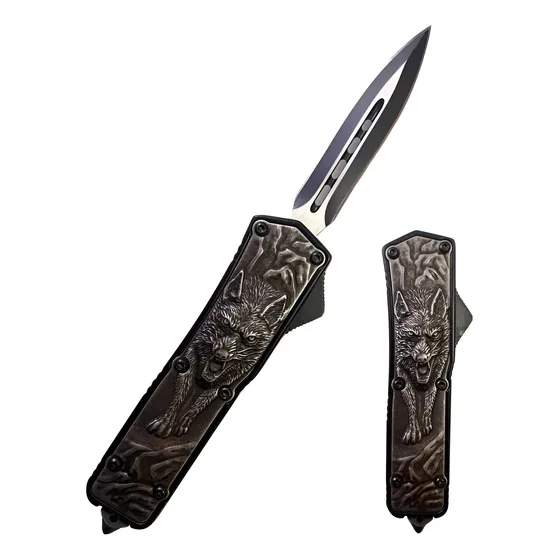 Navaja Automática F139 De Liberación De Hoja Frontal + Funda