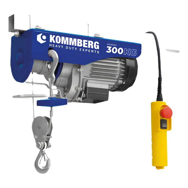 Aparejo Electrico Kommberg 300kg 12 Metros