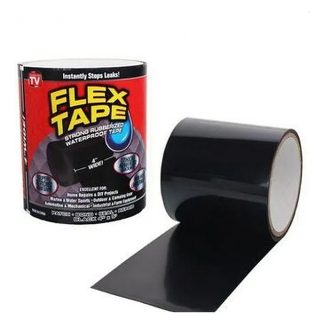 Cinta Flex Adhesiva 10cm X 157m Fuerte Resistente Al Agua
