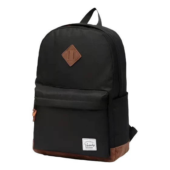 Mochila Urbana Escolar Bolso A La Moda Caribe 28 Litros Color Negro