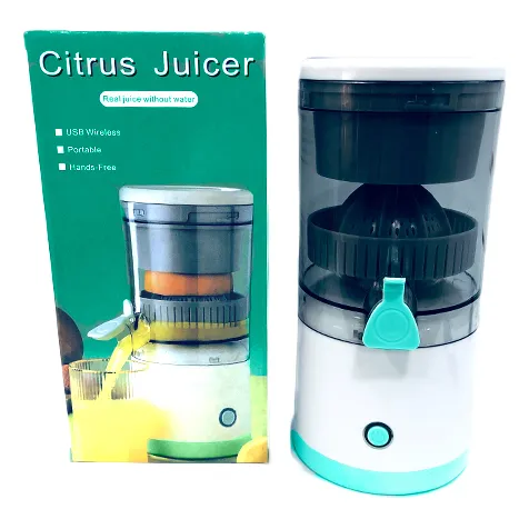 Exprimidor Eléctrico Recargable  De Cítricos Naranja Limon