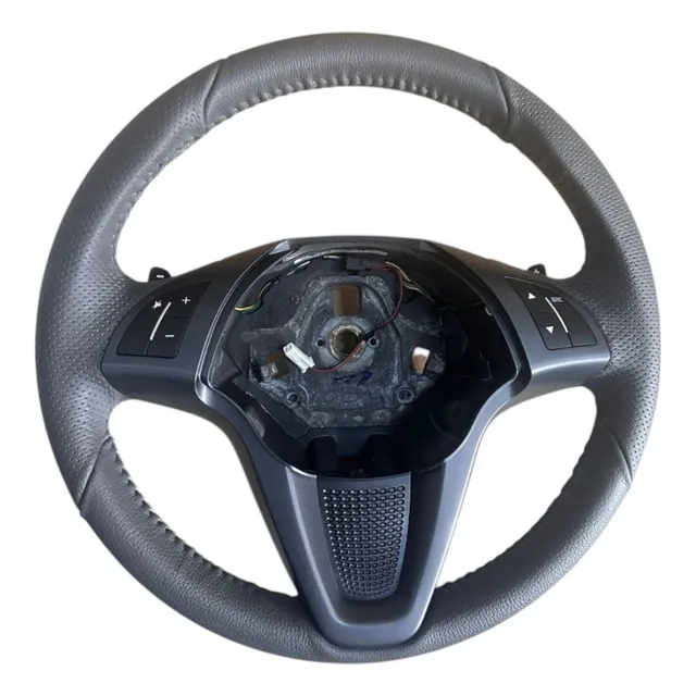 Volante Couro Fiat Comando Som E Cambio Palio Uno Stilo Idea