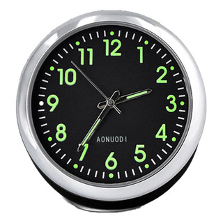 Reloj De Pared Fluorescente Tipo Mini Para Coche, Luz, Reloj Reloj De Pared Fluorescente Tipo Mini Para Coche, Luz, Reloj
