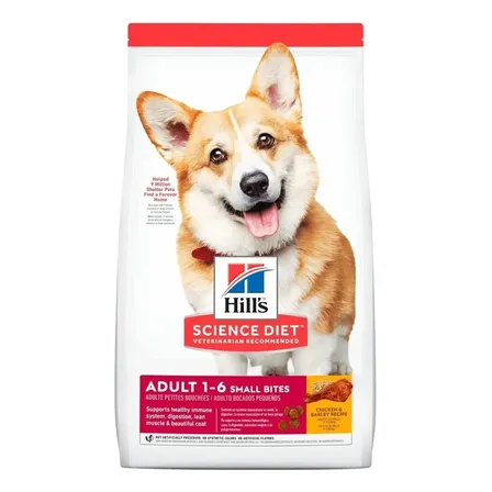 Ração Hill's Science Diet Pedaços Pequenos Cães Adultos
