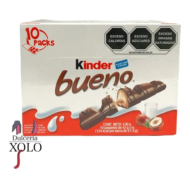 Kinder Bueno 10 Piezas