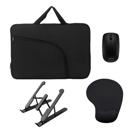 Capa Para Notebook Mouse Sem Fio Suporte Notebook Mousepad